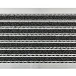 ASTRA Fußmatten – anthrazit – Aluminiumrahmen – sehr robust – feiner oder grober Struktur – Türmatte – Matte – Sauberlauf – 60 x 40 x 1 cm  